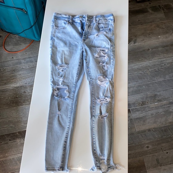 AE Ne(x)t Level Ripped High-Waisted Jegging - Picture 3 of 6